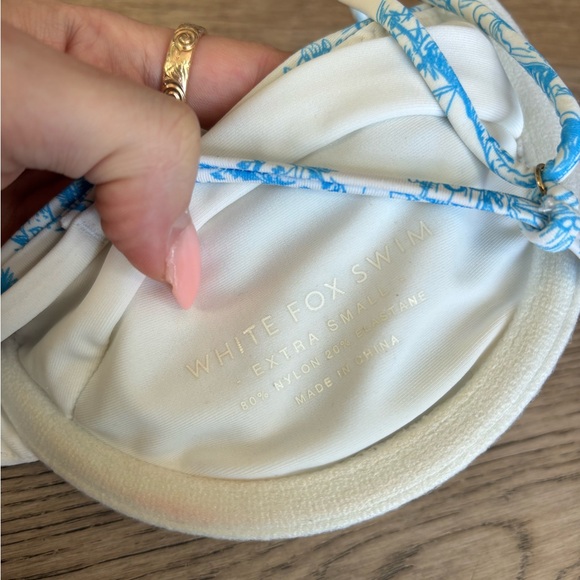 White Fox Boutique More Than A Dream Bikini Top Cerulean XS - Picture 6 of 7
